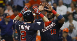 Washington aplasta 12-3 a Houston y aventaja 2-0 en la Serie Mundial. Foto: AP