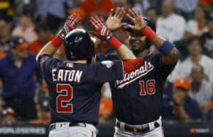 Washington aplasta 12-3 a Houston y aventaja 2-0 en la Serie Mundial. Foto: AP