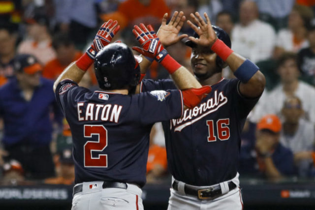 World Series Nationals Astros Baseball Washington aplasta 12-3 a Houston y aventaja 2-0 en la Serie Mundial. Foto: AP