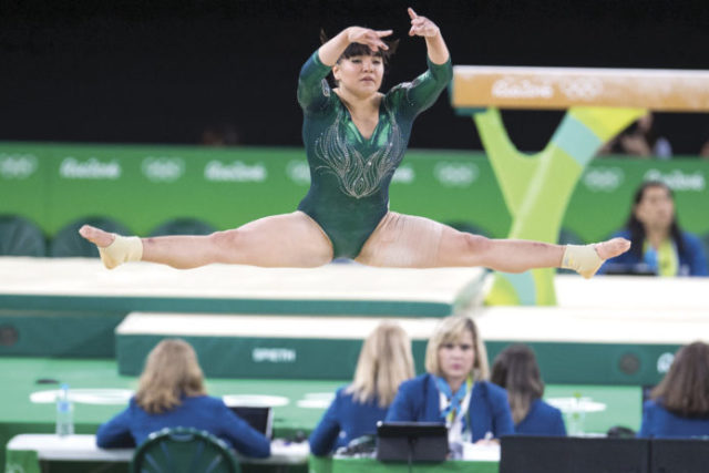 La atleta durante una de las competencias. Foto: Mexsport